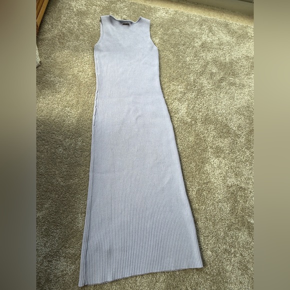 Michael Kors Dresses & Skirts - Lavender Ribbed Maxi Dress